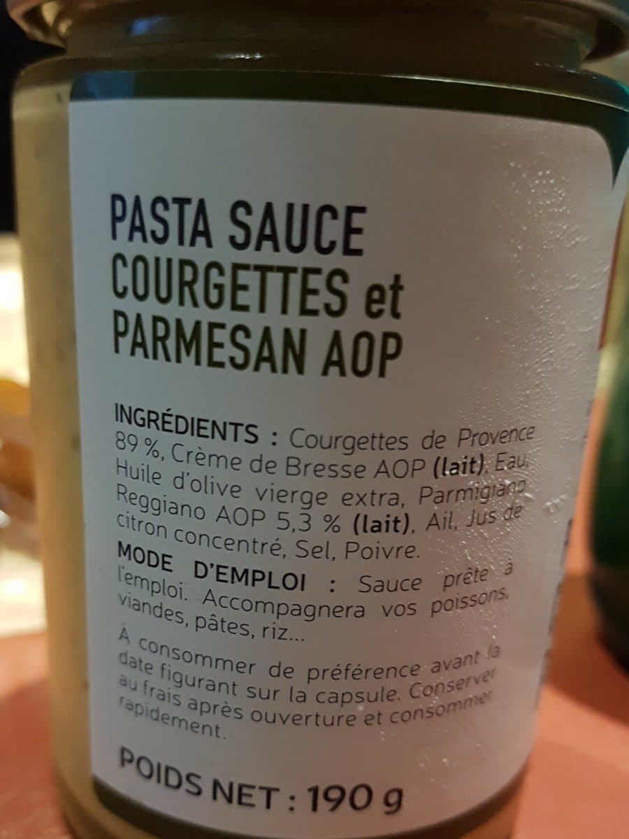 Marius Bernard Courgette & parmesan MARIUS BERNARD packshot