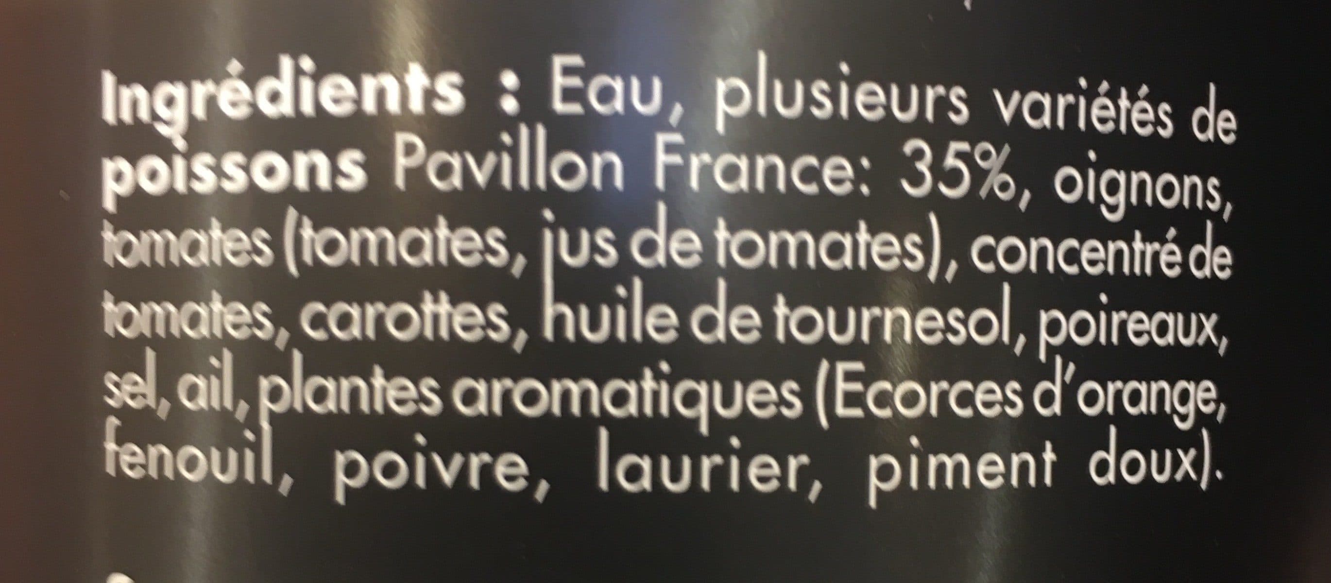 Les pecheurs des calanques Soupe de poissons packshot