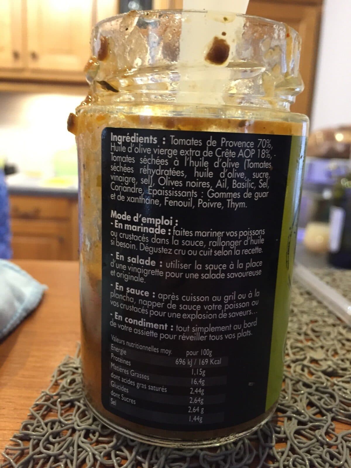 Les Pêcheurs des Calanques Sauce Marinade Provençale packshot