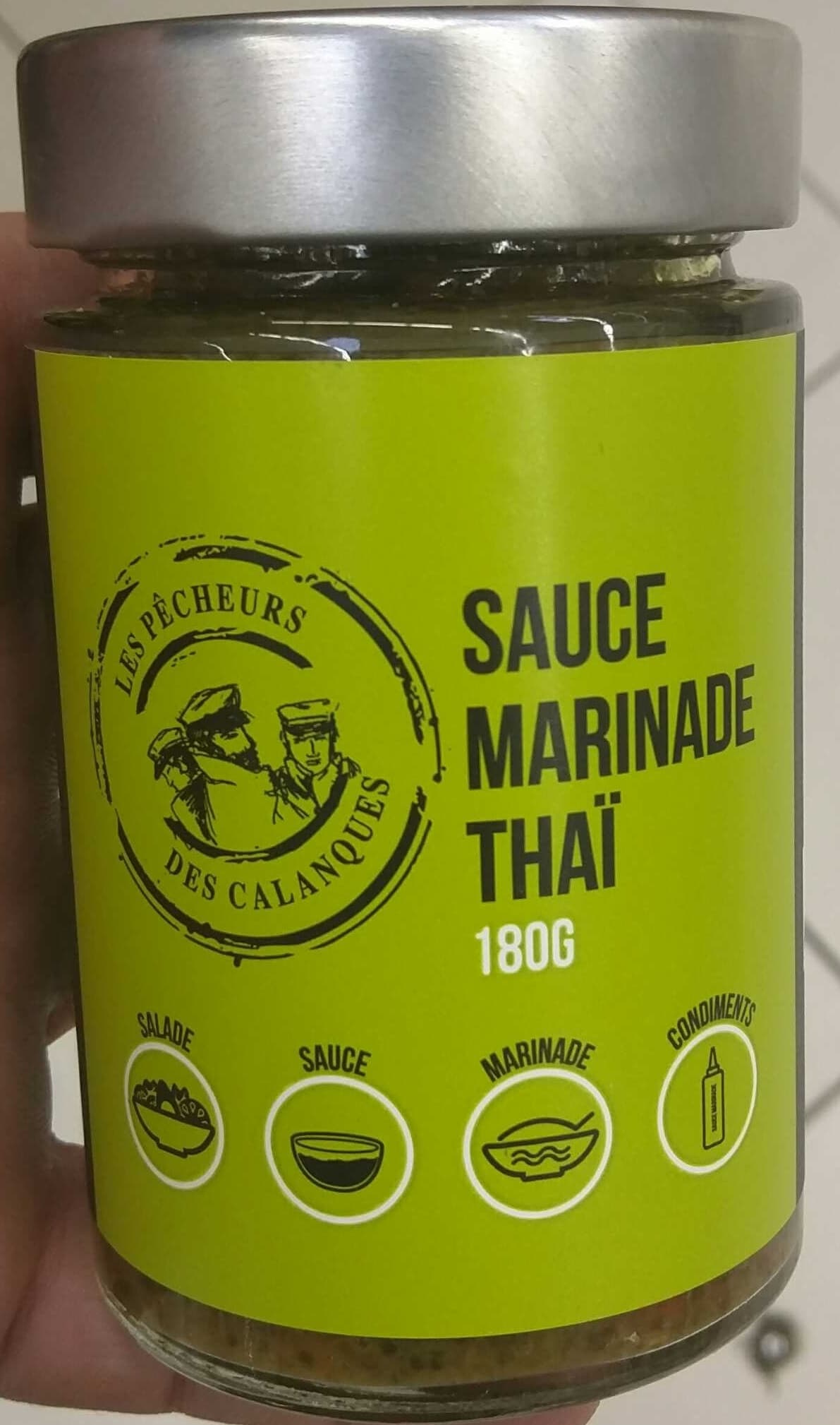 Les pecheurs des calanques Sauce Marinade Thaï packshot