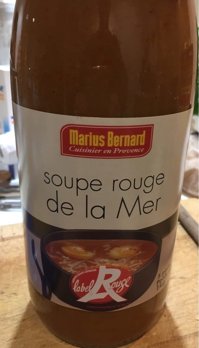 Marius Bernard Soupe rouge de la Mer Label Rouge packshot