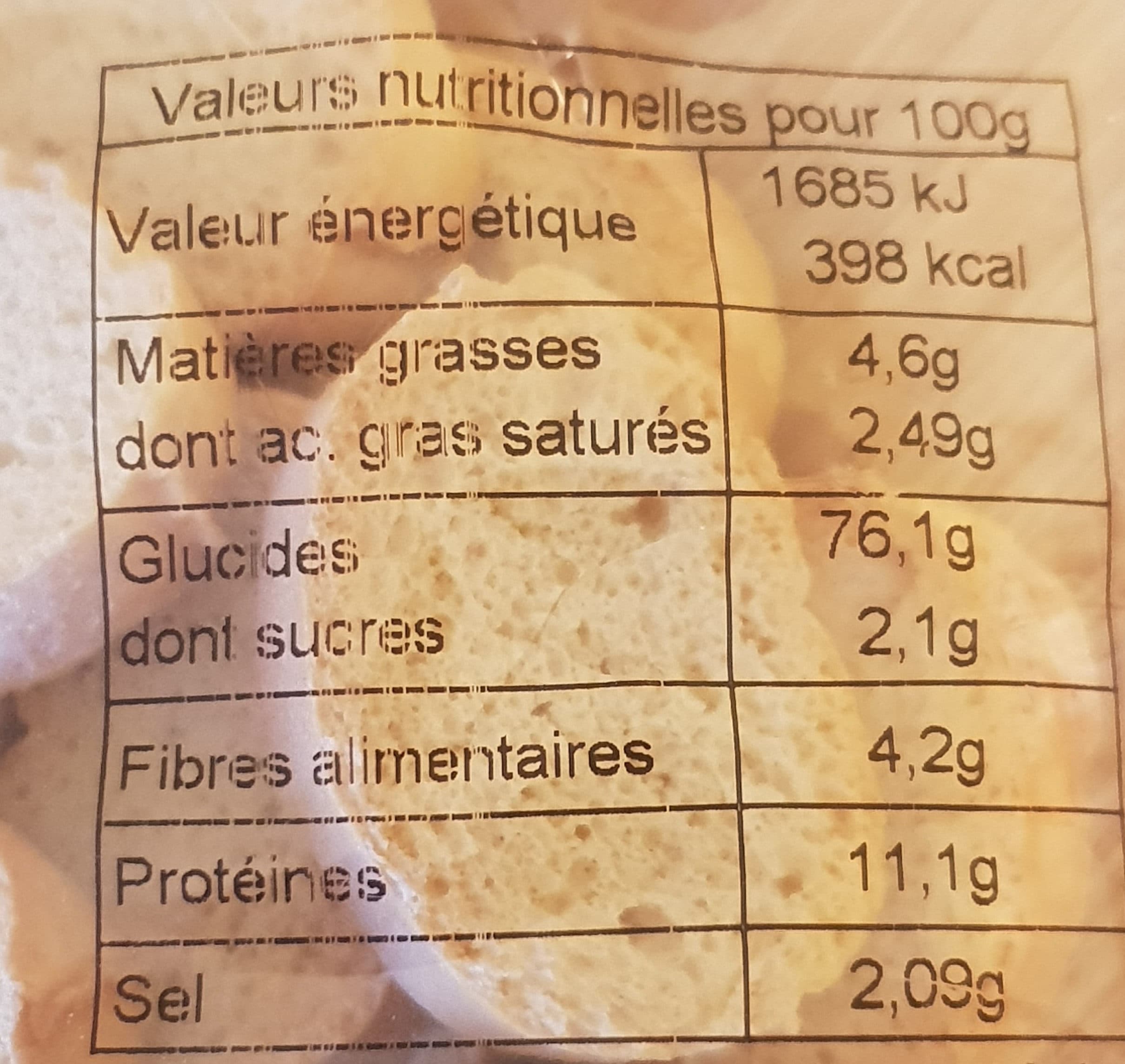 Open Food Facts Croûtons nature bio packshot