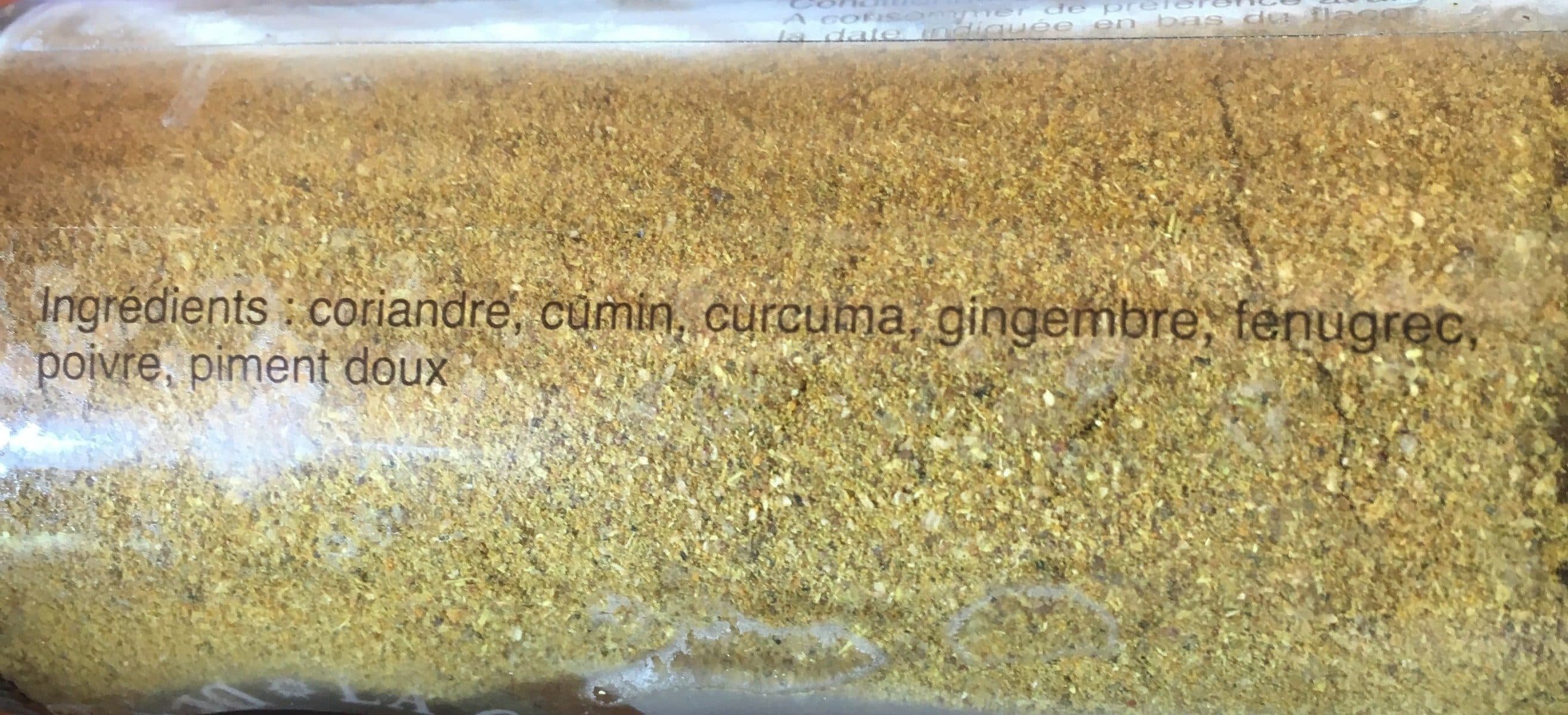 Open Food Facts Curry Madras packshot