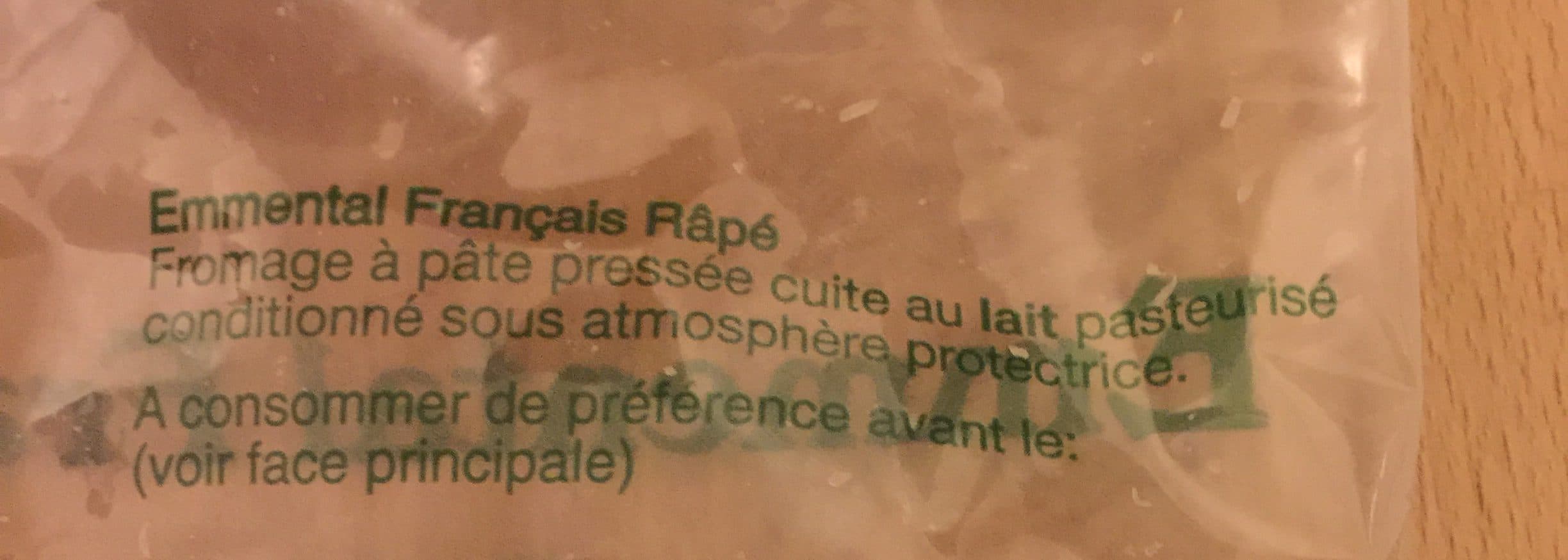 Promocash Emmental français râpé packshot