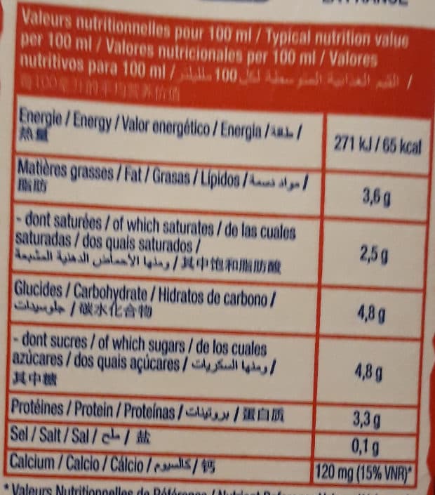 Paysan Breton Le lait entier packshot