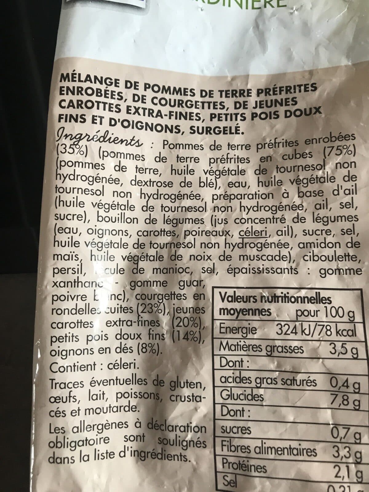 Open Food Facts Poêlée jardinière packshot