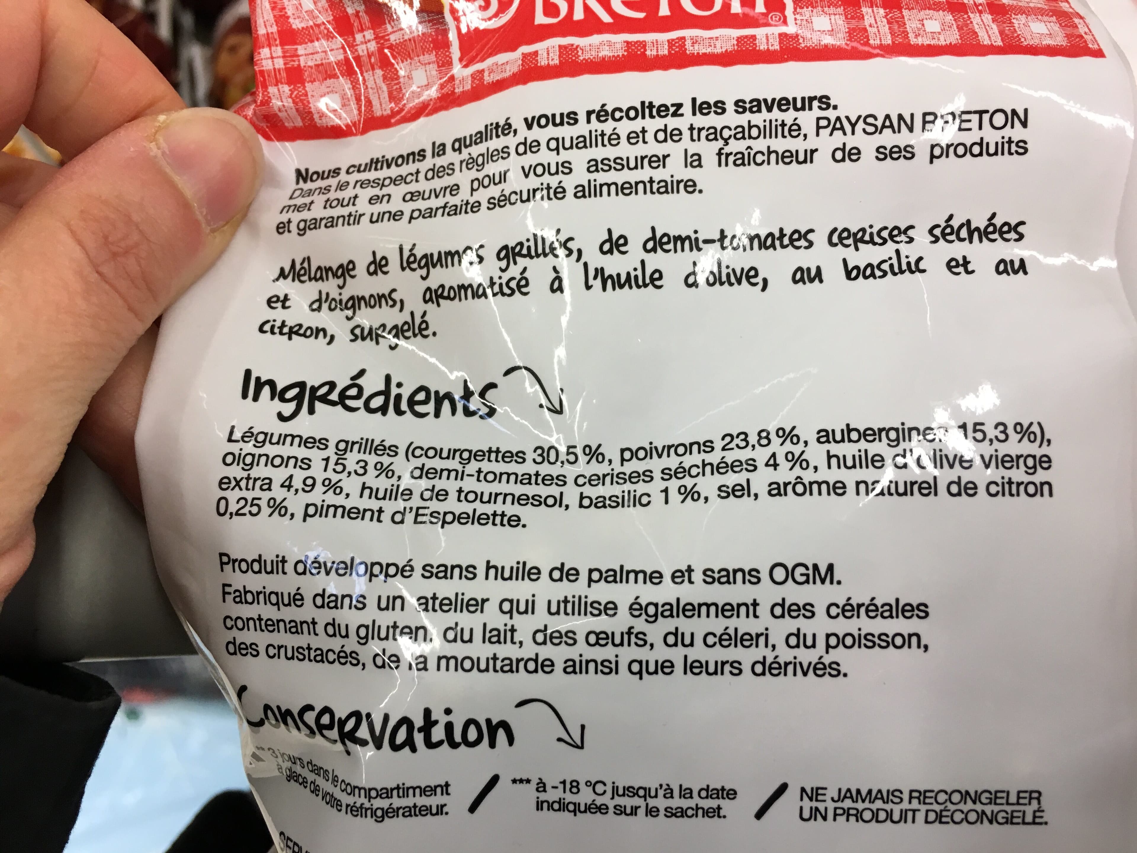 Paysan Breton Les légumes en marinade PAYSAN BRETON packshot