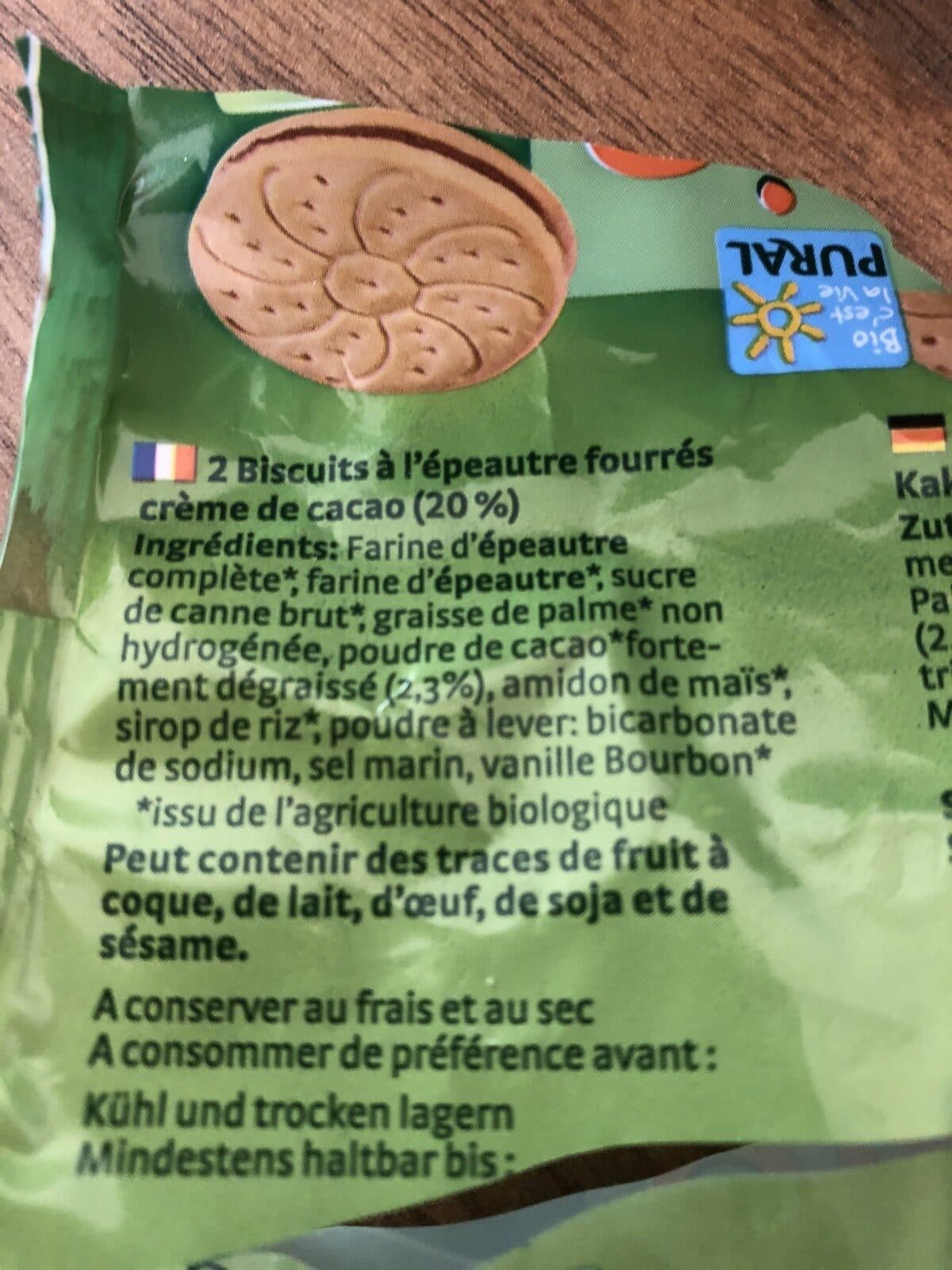 Pural Bio Bis Epeautre Choc packshot