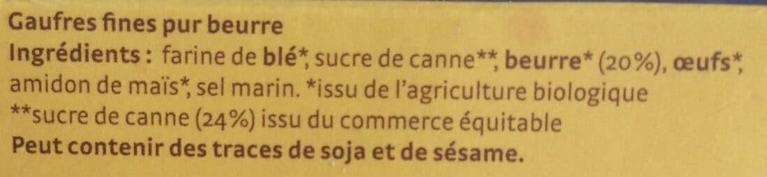 Pural Gaufres fines pur beurre packshot