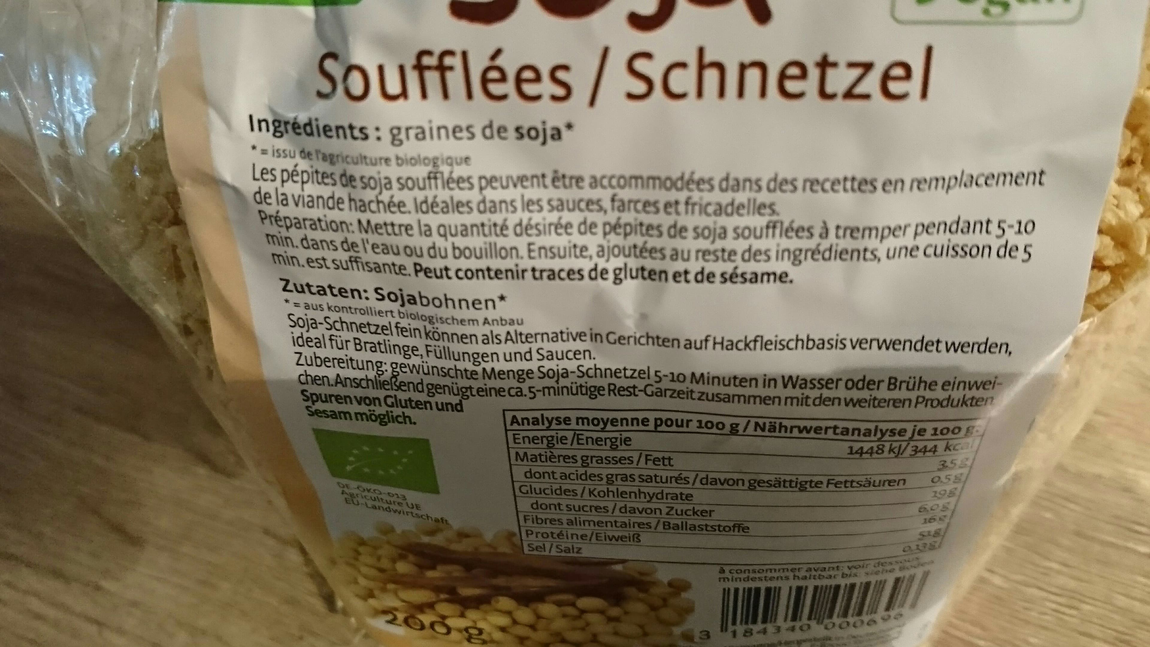Pural Pépites de Soja Schnetzel packshot