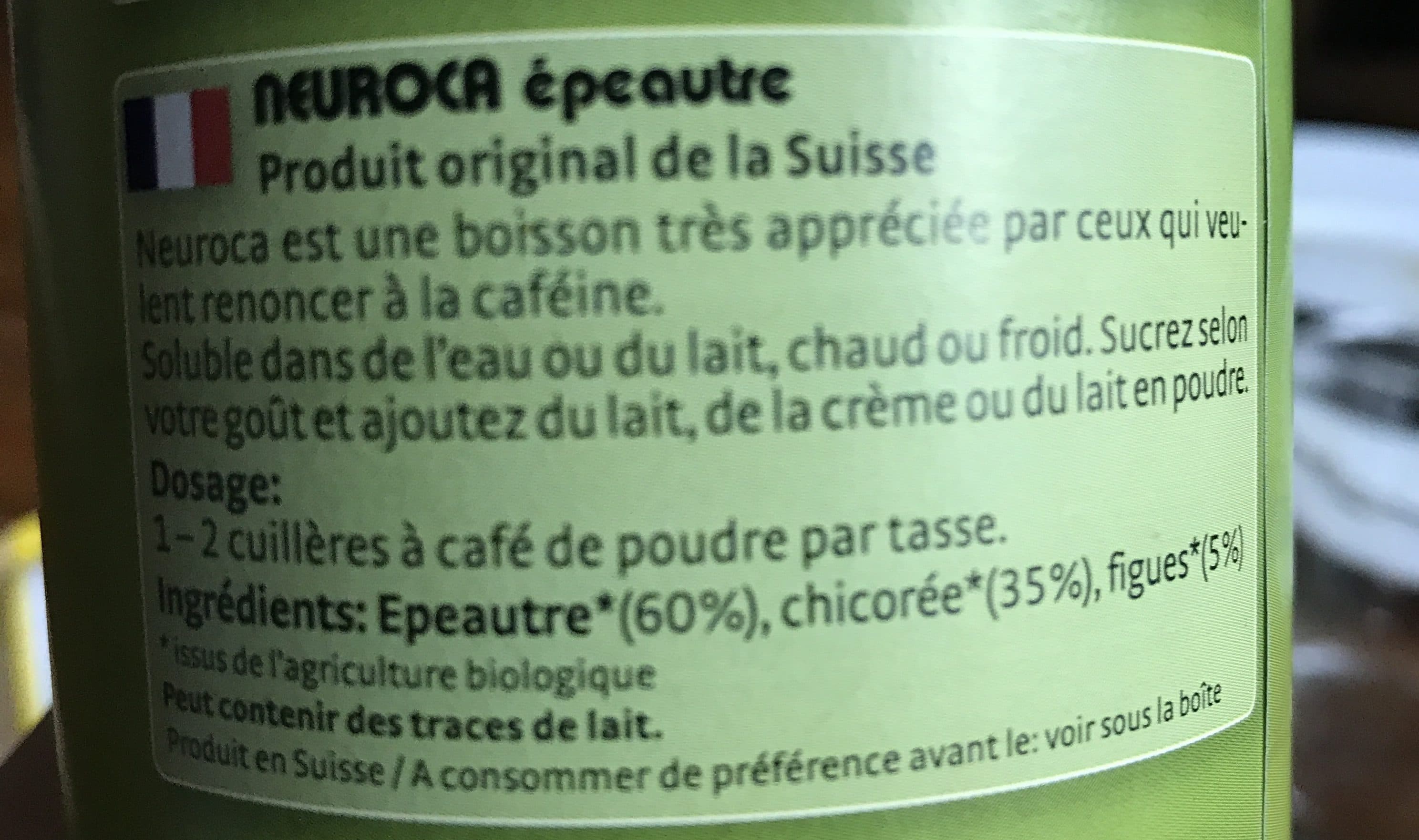 Pural Boisson Instantanée à L’épeautre Neuroca 100G packshot