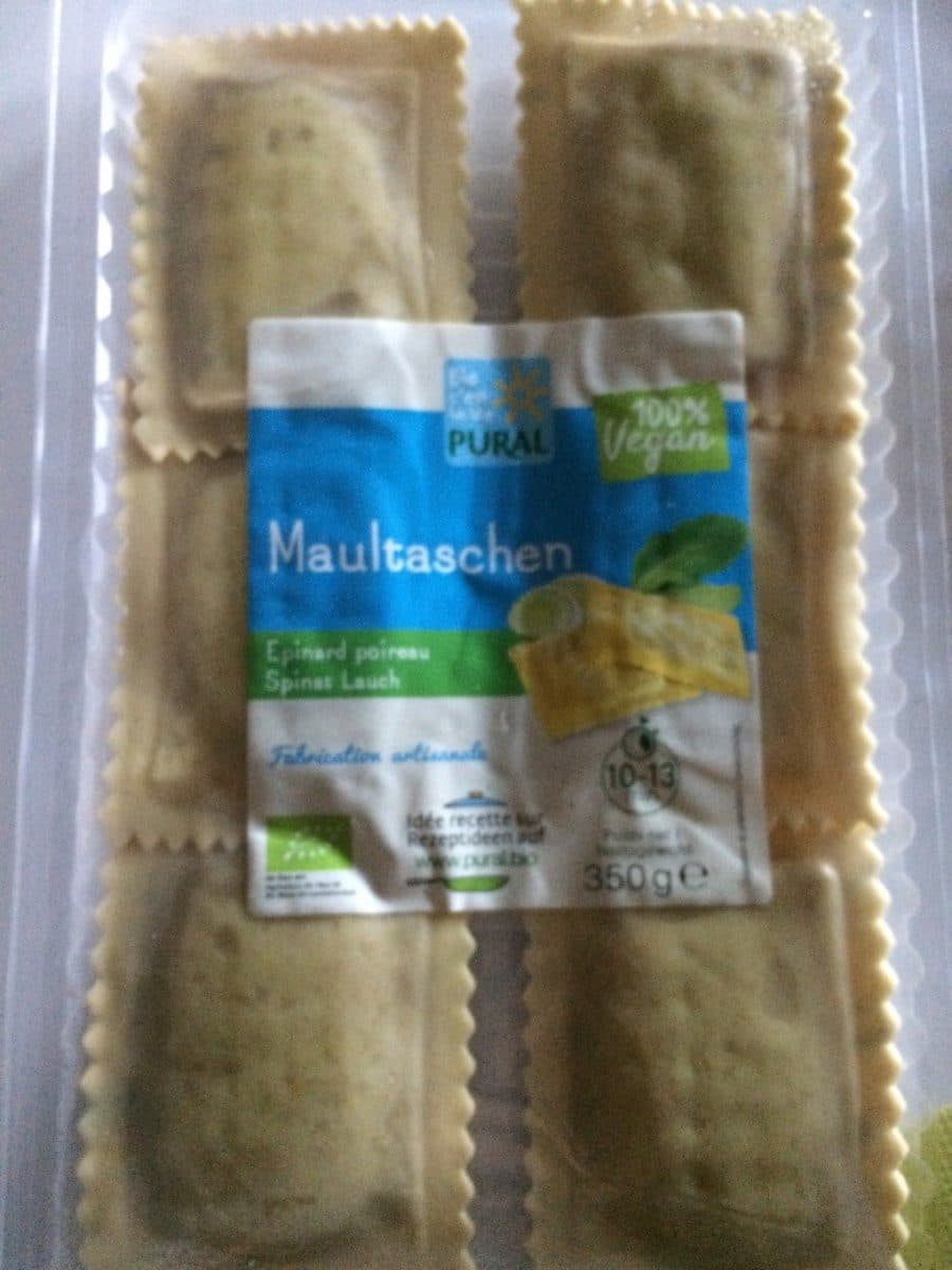 Pural Ravioles Souabes, Maultaschen Spinat Lauch packshot