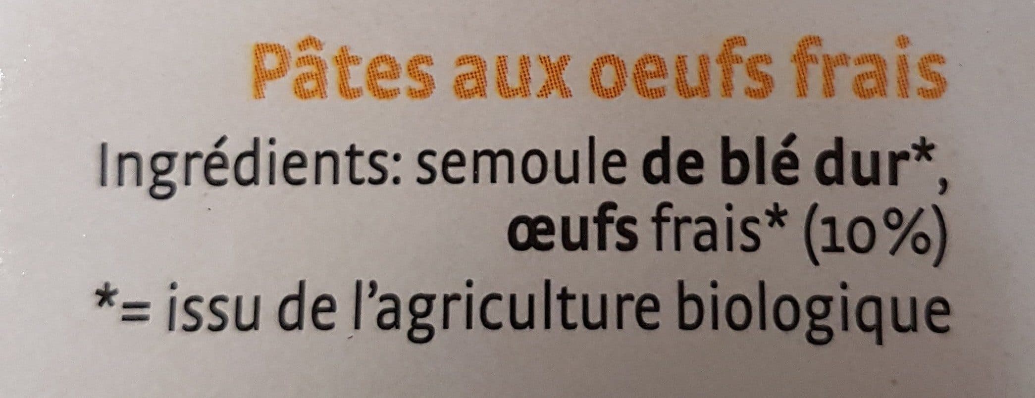 Pural Tagliatelle De Blé Dur Aux oeufs BIO packshot