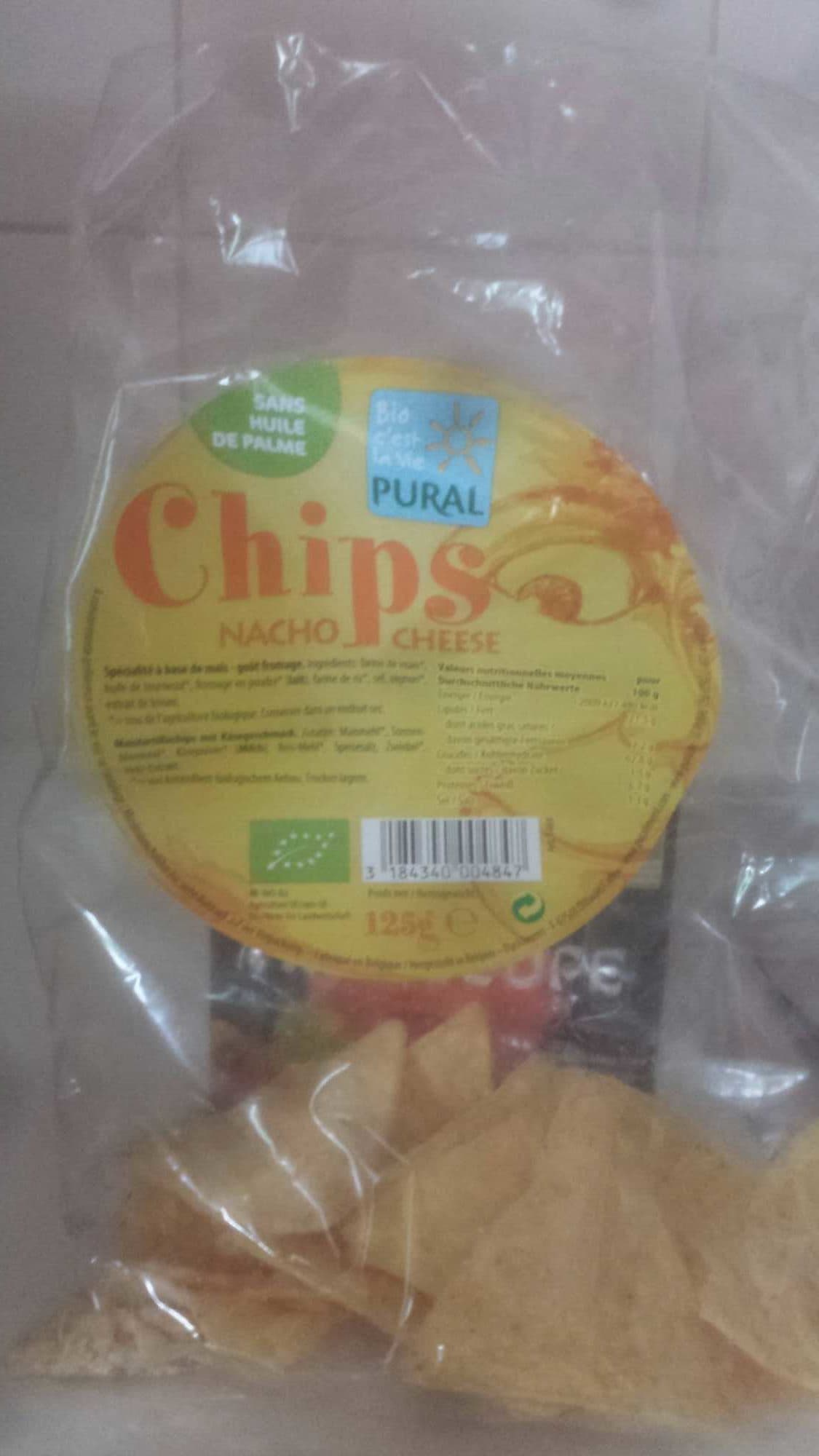 Pural Chips à base de maïs goût fromage packshot