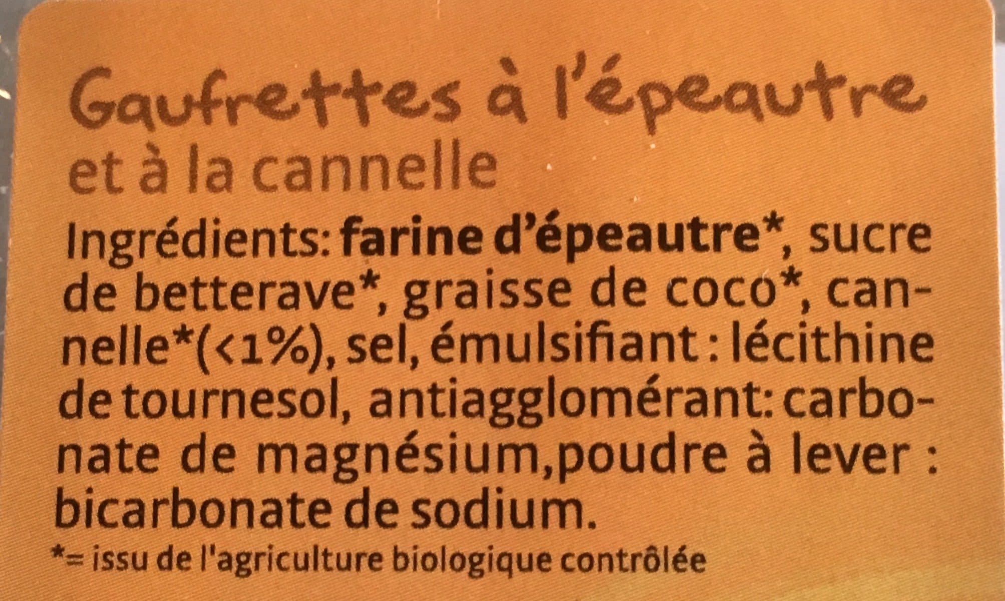 Pural Gaufrettes à l'épeautre et à la cannelle packshot