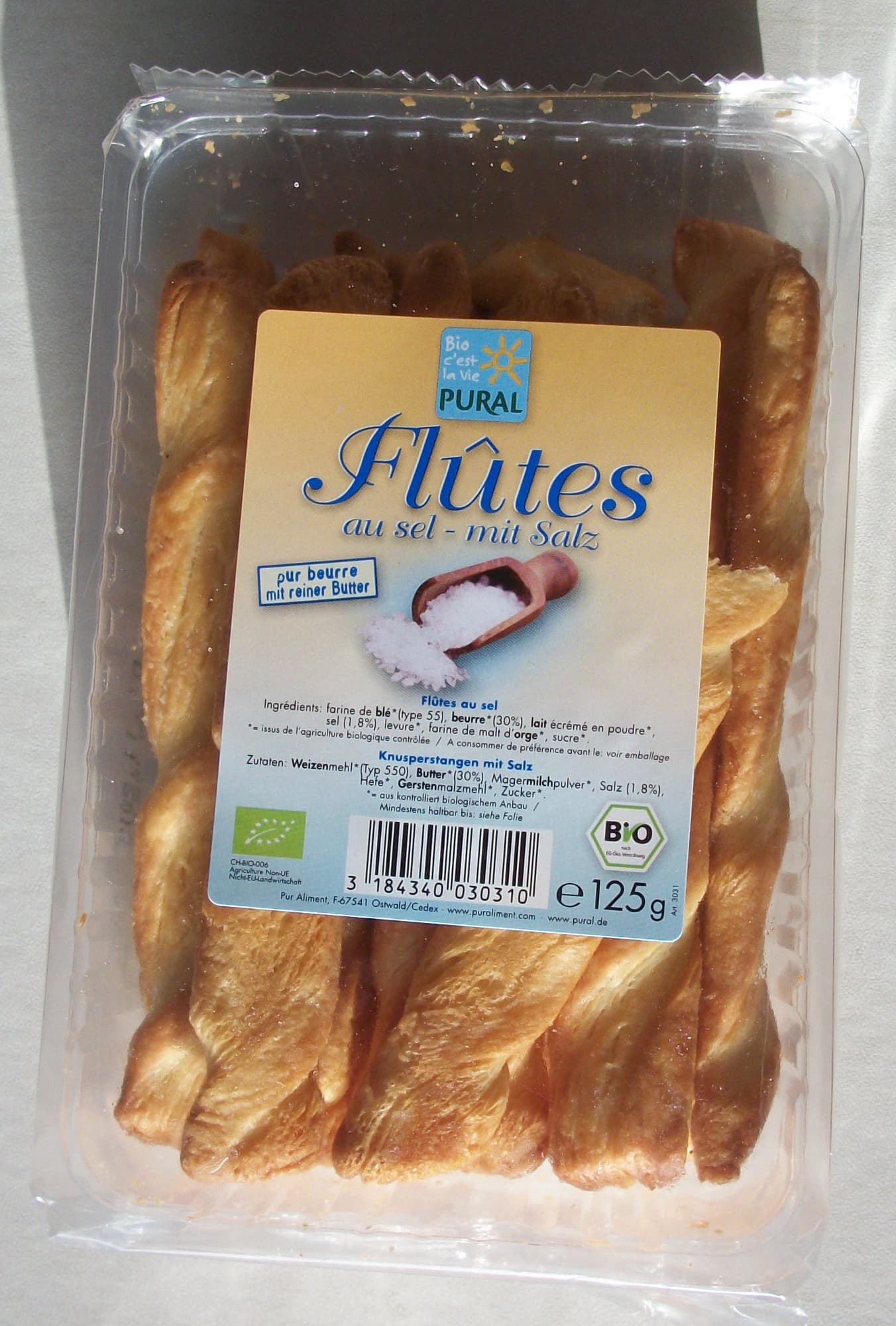 Pural Flûtes au sel packshot