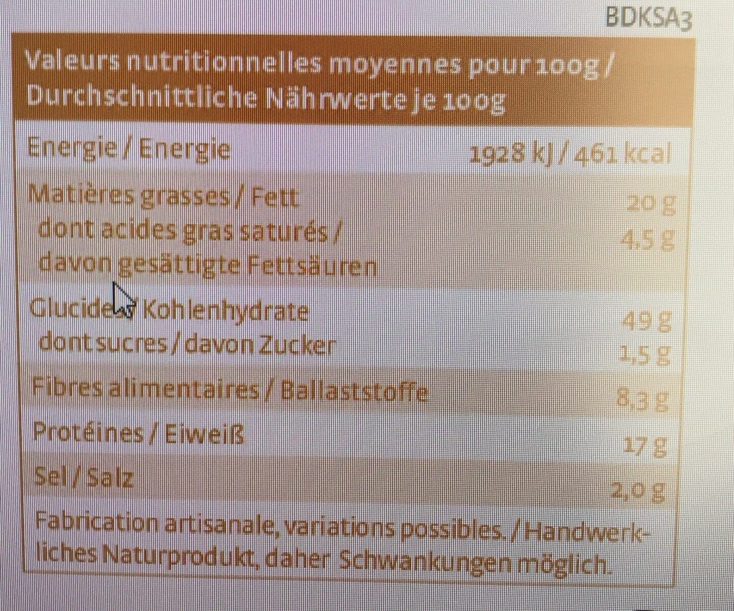 Pural Crusty Epeautre-Fromage packshot