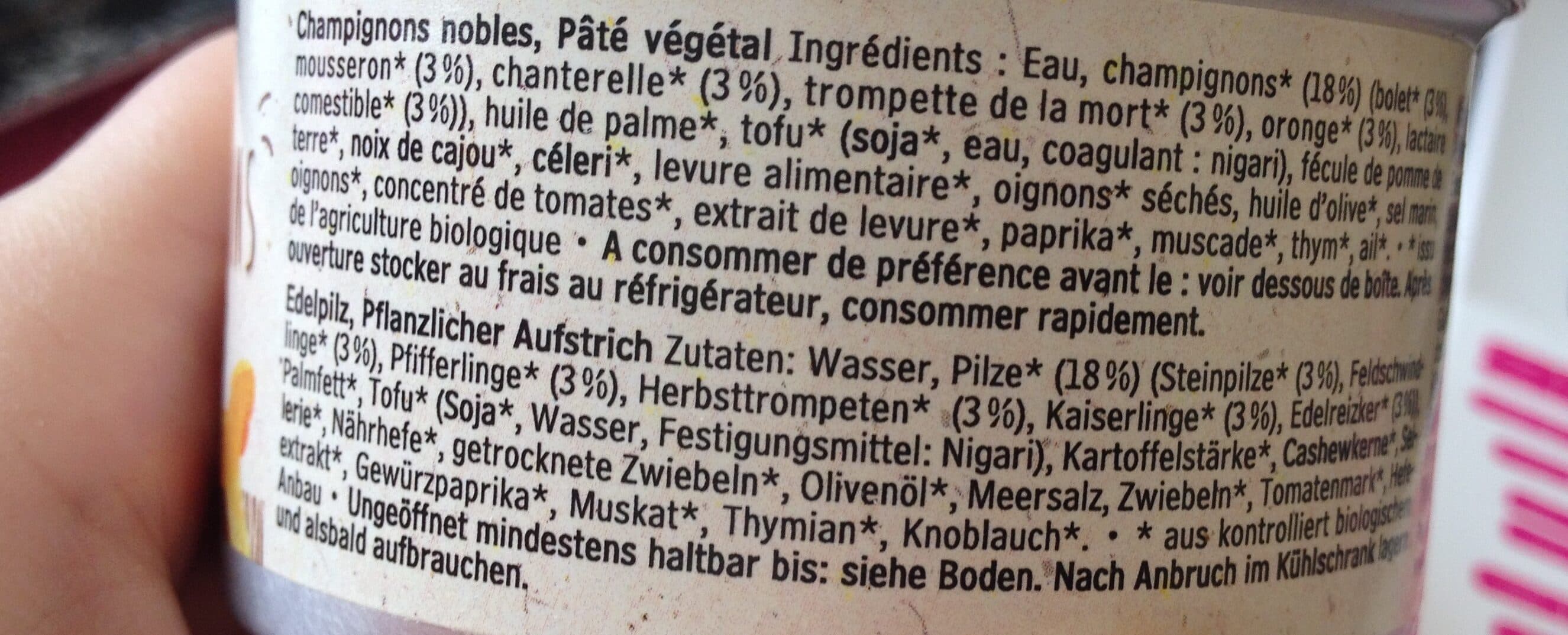Pural Patés Végétaux champion packshot