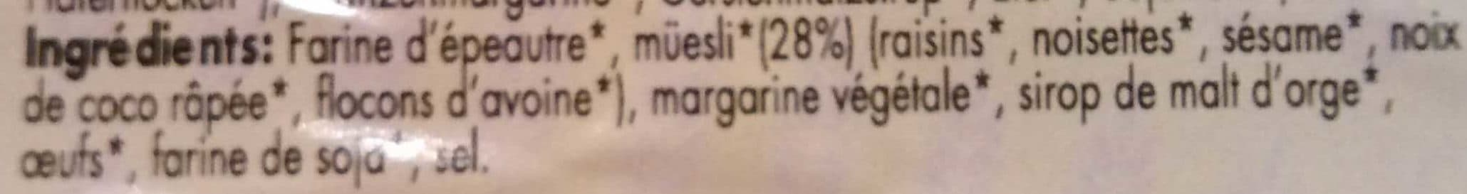 Pural Biscuits muesli épeautre packshot