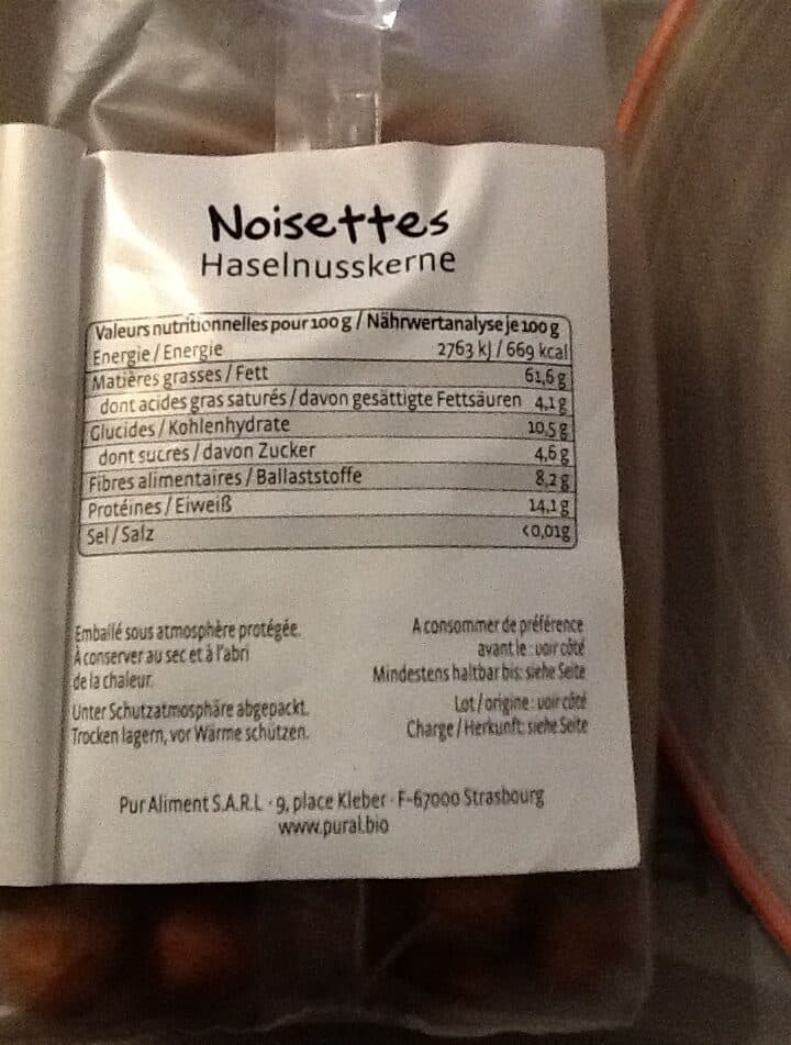 Pural Noisettes packshot