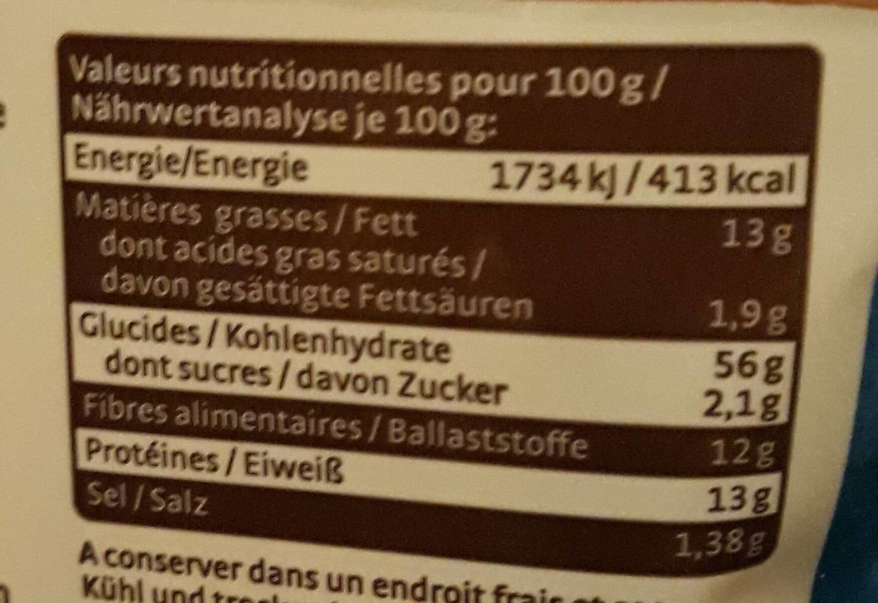 Pural Snacks croustillants aux graines de chia et d'amarante packshot