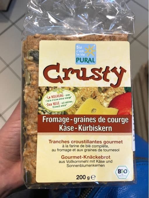 Pural Crusty Fromage-graines Courge packshot