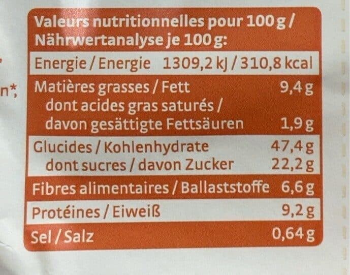 Boulangerie de Paris Pain au muesli packshot