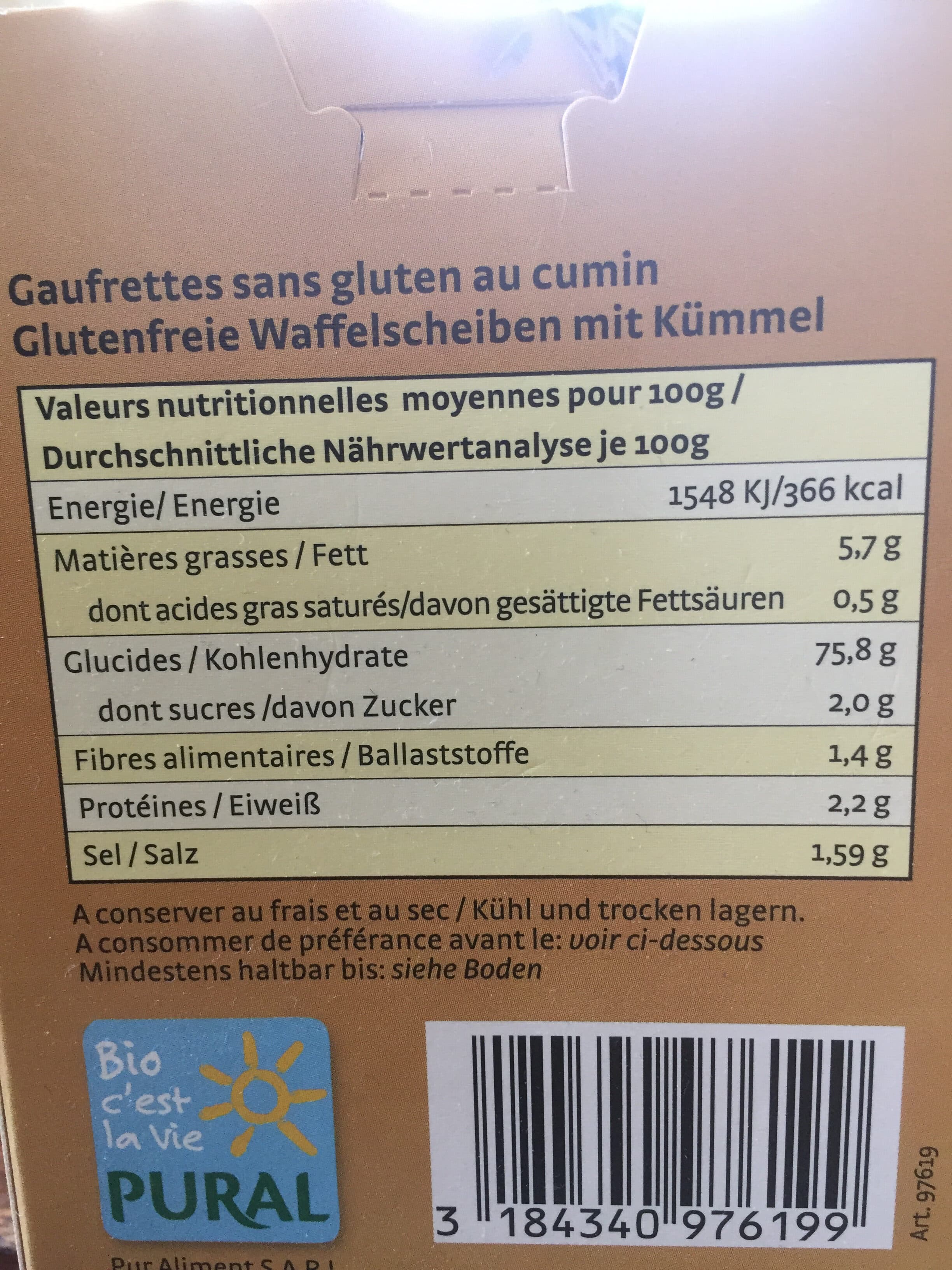 Pural Cracker carvi packshot