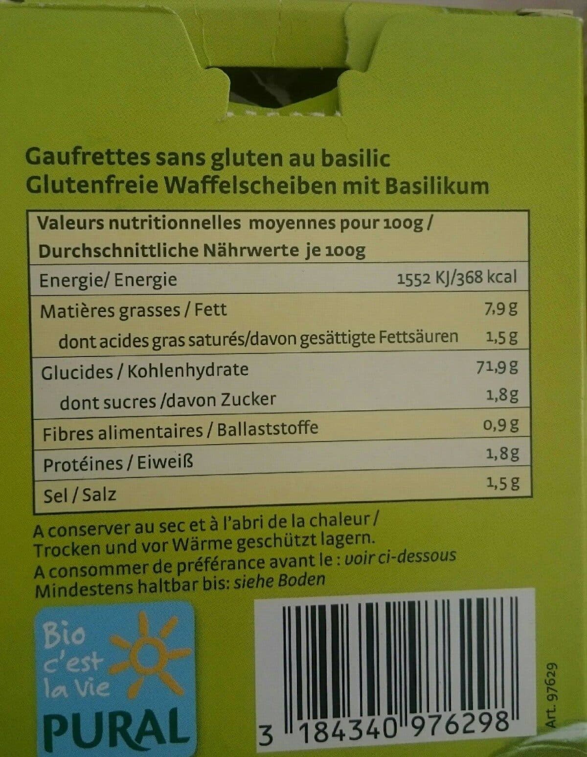 Pural Craker Basilic packshot