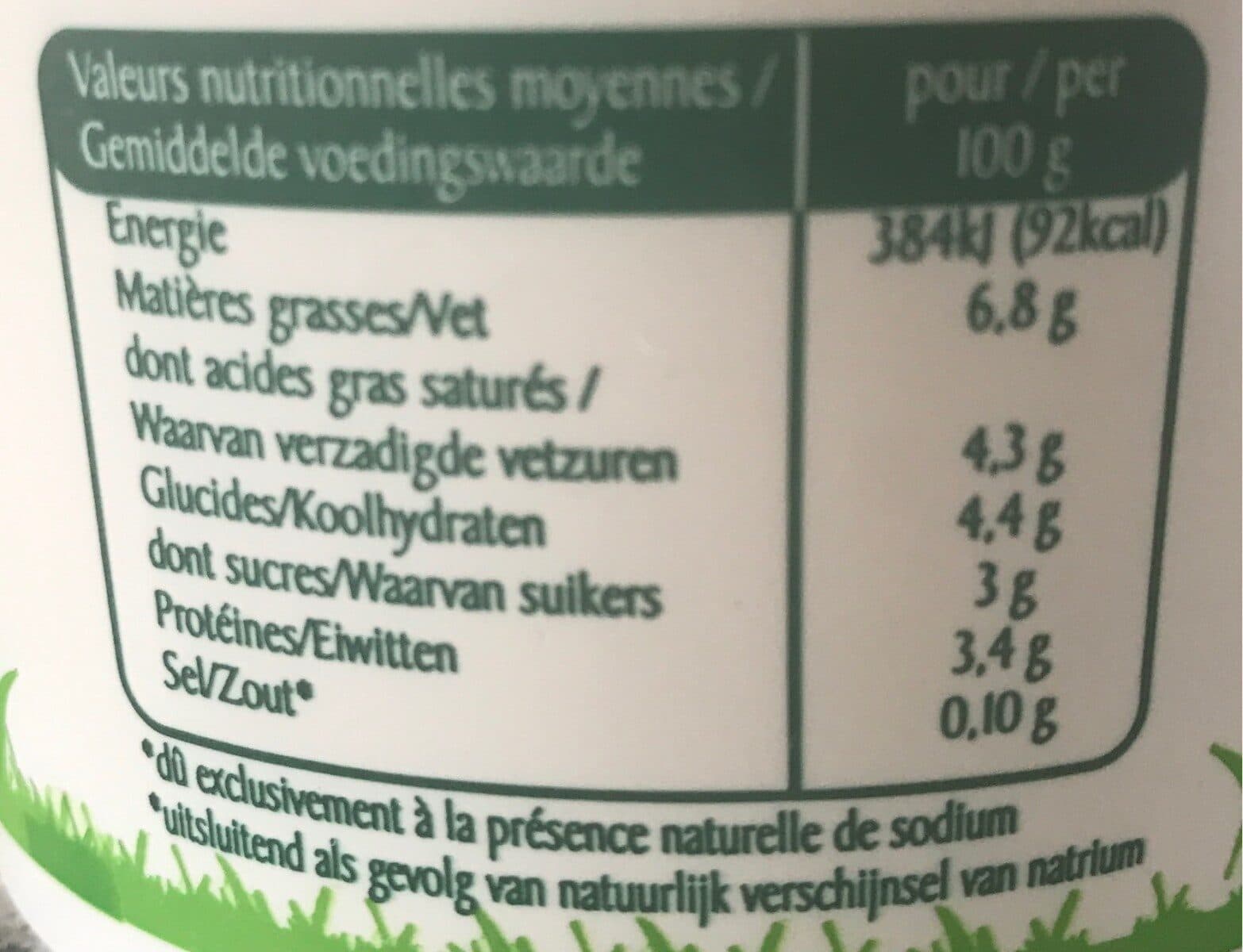 Rians Le Fromage blanc de campagne au lait entier packshot