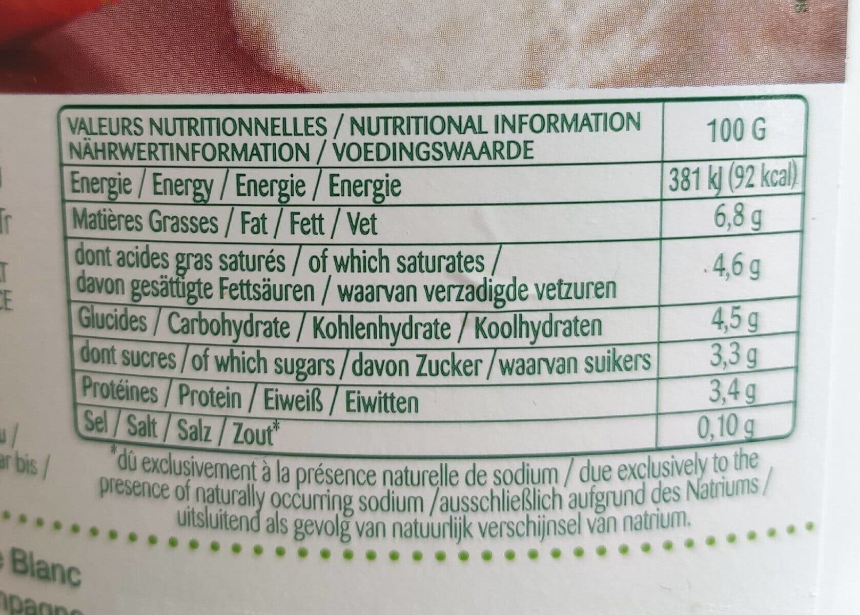 Rians Fromage blanc doux de campagne packshot