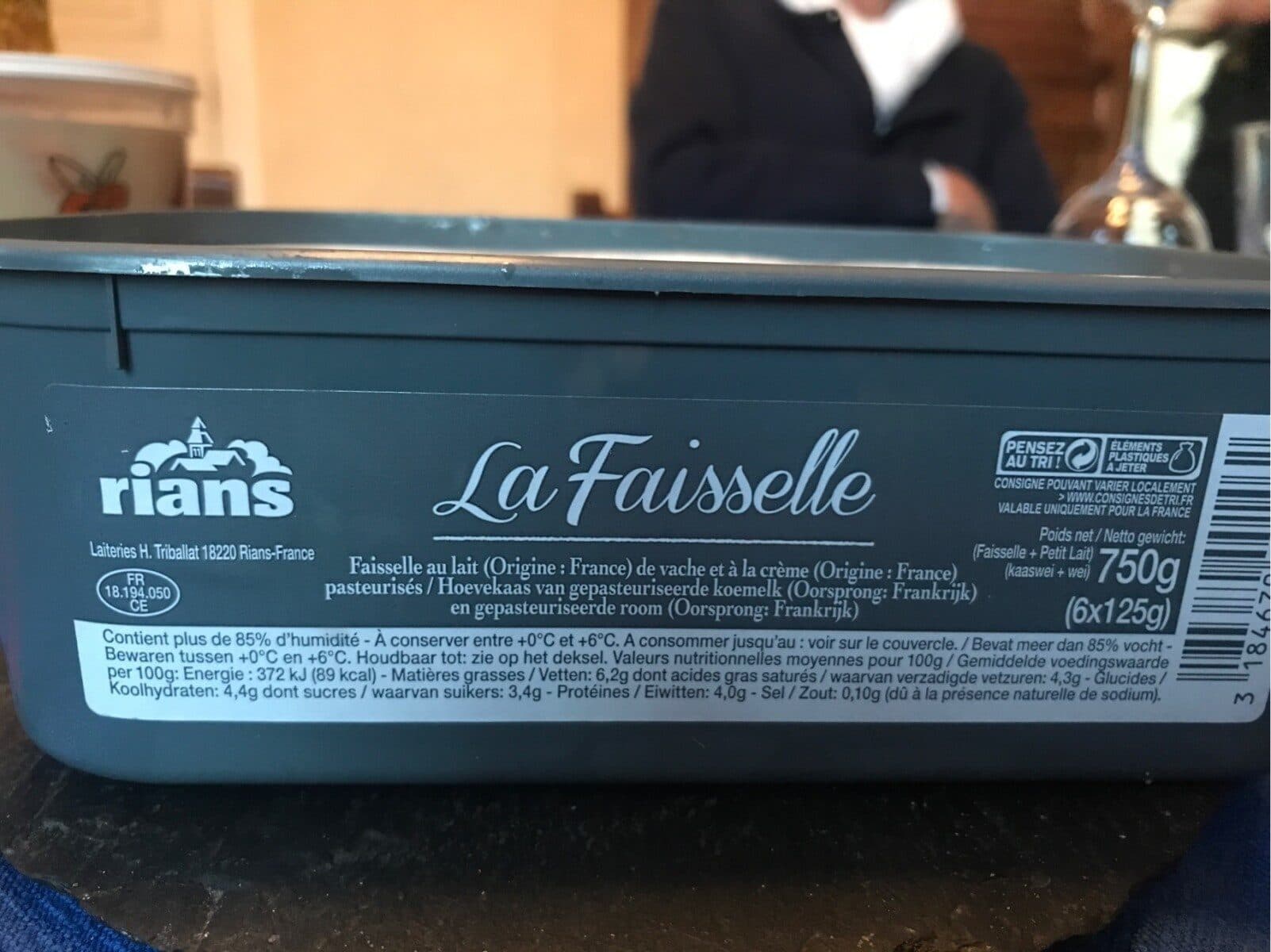 Rians Faisselle Crémier Rians 6% M.G. 125 G packshot