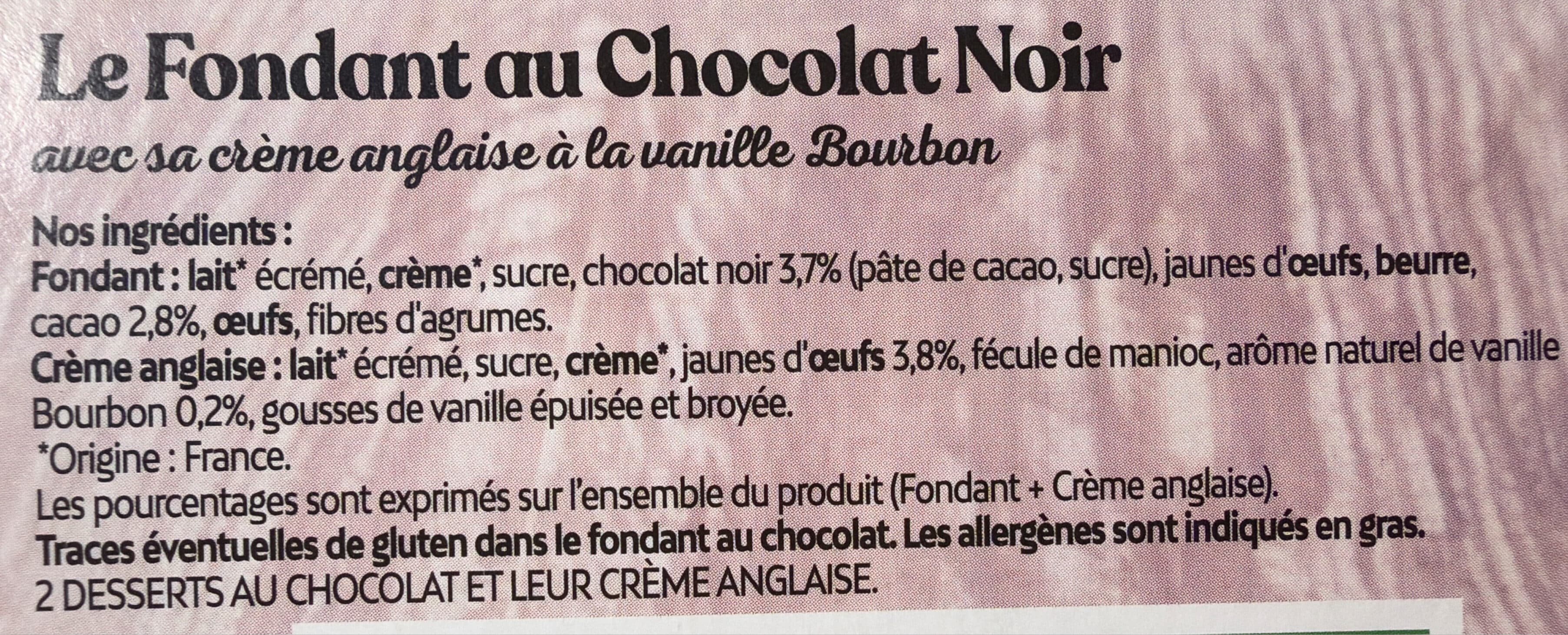Rians Le fondant au chocolat noir packshot