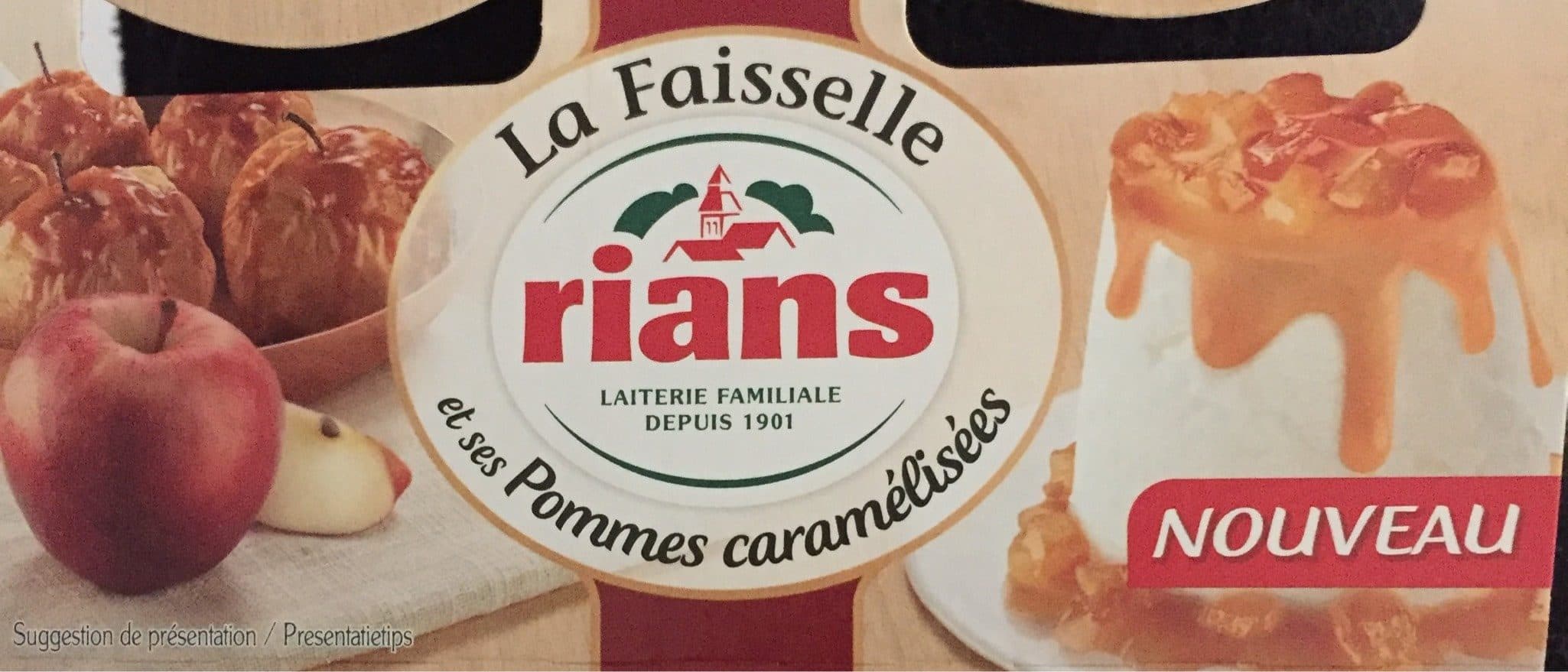 Rians La faisselle et ses pommes caramélisées packshot