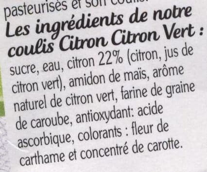 Rians La Faisselle Coulis de Citron-Citron Vert packshot