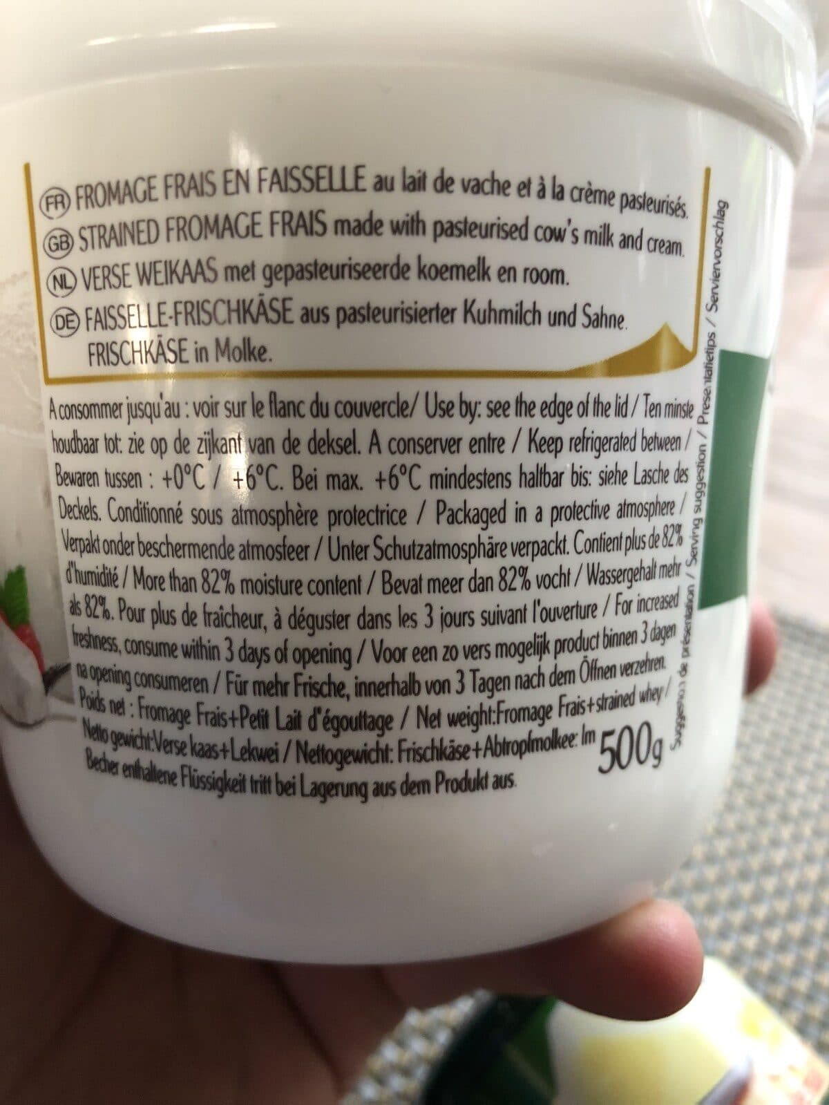Rians La faisselle fromage frais packshot