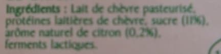 Rians Le Yaourt au lait de Chèvre Citron packshot