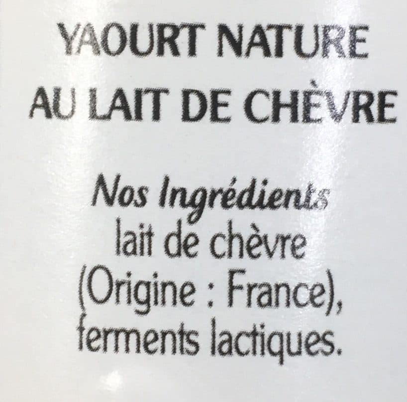 Rians Yaourt Nature La Chèvre packshot