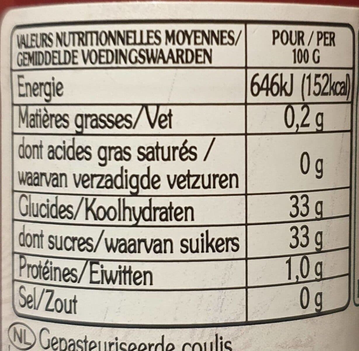 Rians Le Coulis Framboise packshot