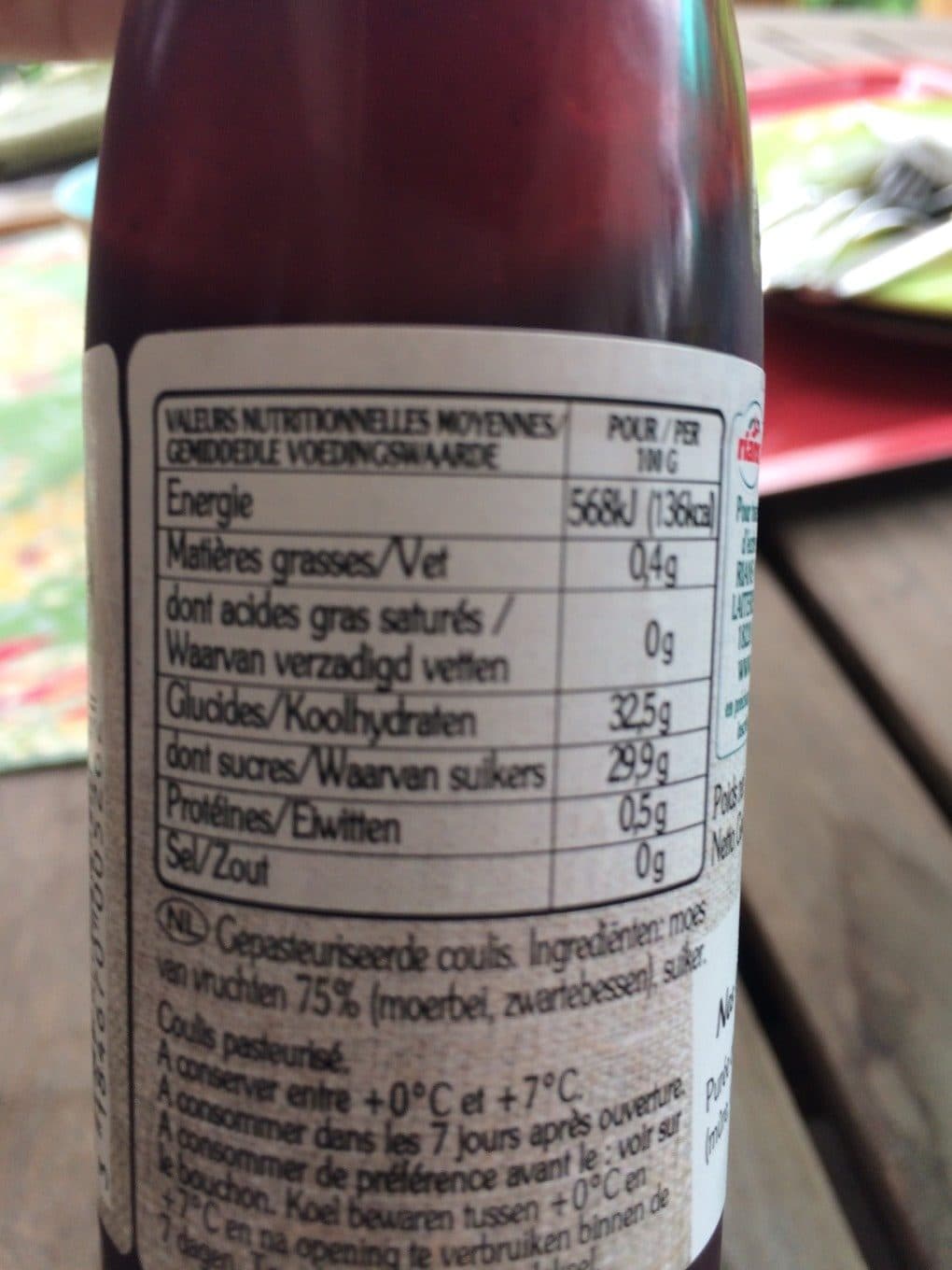 Rians Coulis Mûre et Cassis packshot