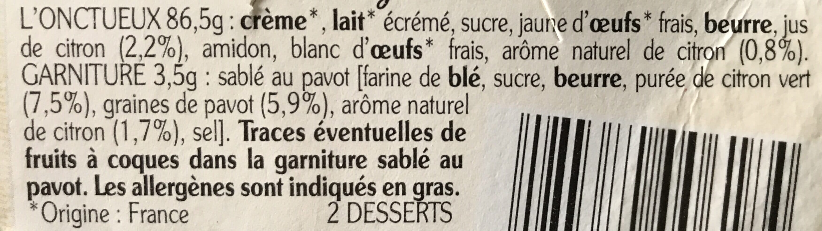 Rians Onctueux Citron X2 Rians, packshot