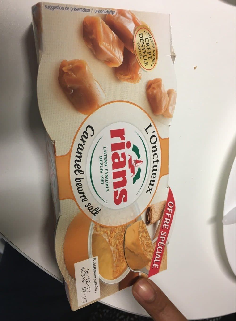 Rians Rians l'onctueux caramel packshot