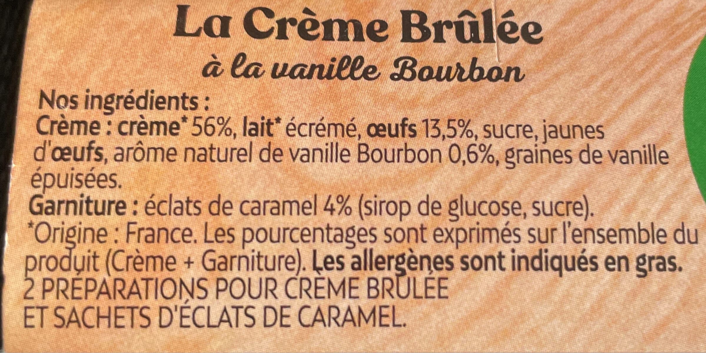 rians La crème brûlée packshot