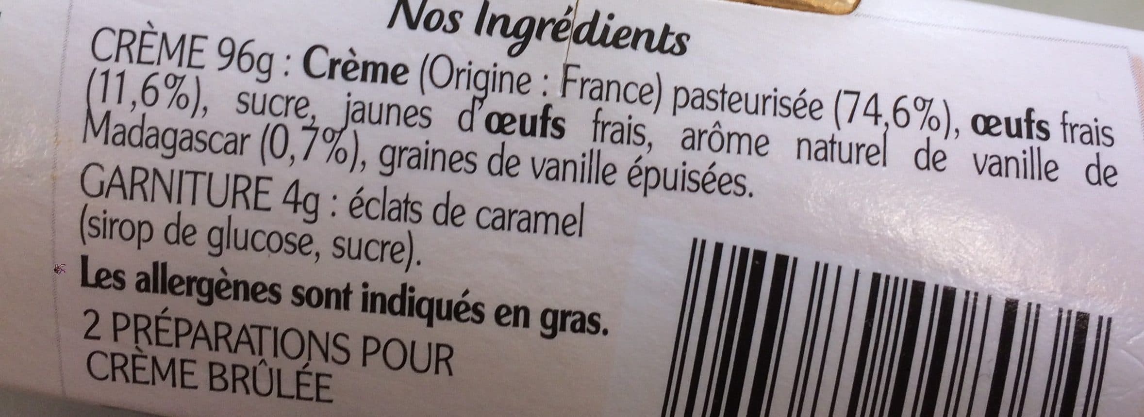 Rians La crème brûlée à la vanille de Madagascar packshot