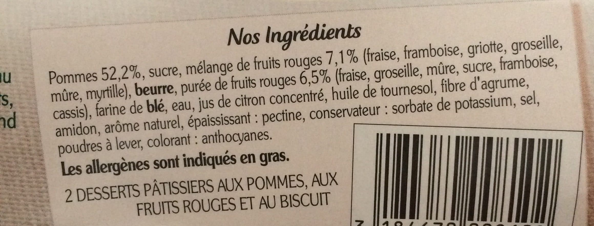 Rians Le Crumble Pommes et Fruits Rouges packshot