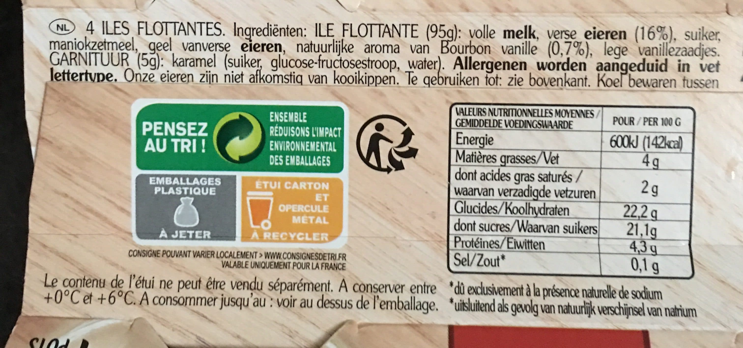 Rians L'ile flottante a la vanille bourbon RIANS packshot