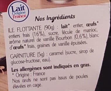 Rians L'Île Flottante à la vanille Bourbon 6 x 95 g packshot