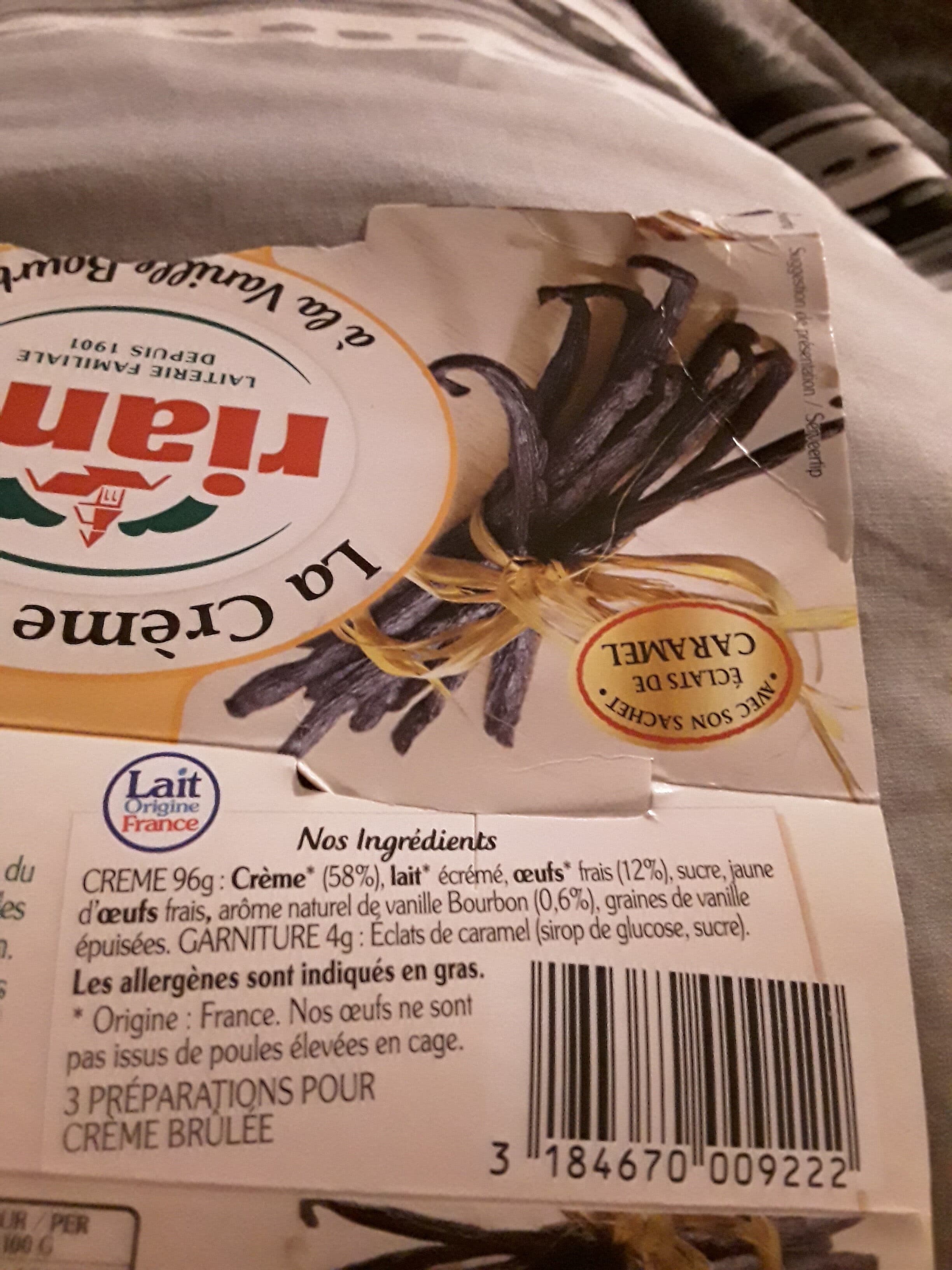 rians Crème brûlée packshot