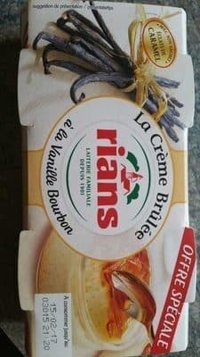 Rians La crème brûlée packshot