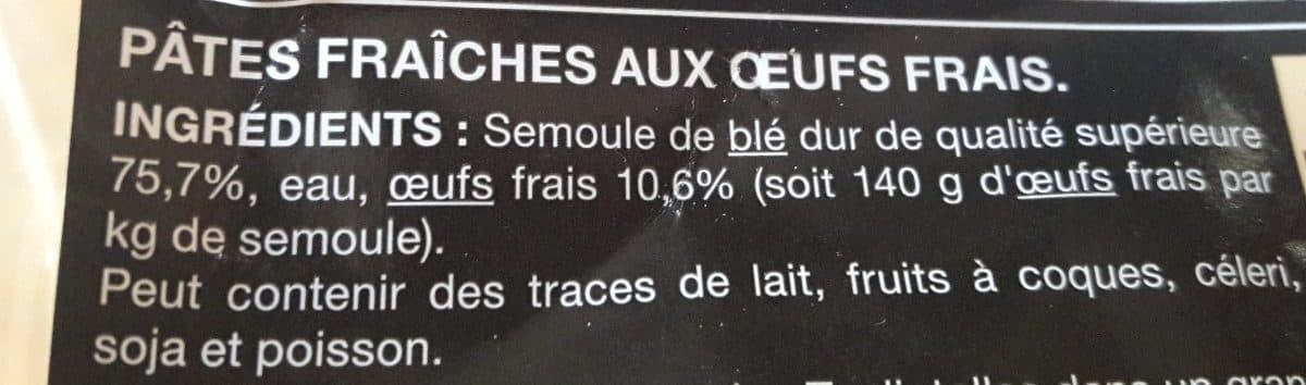 Carrefour Tagliatelles packshot